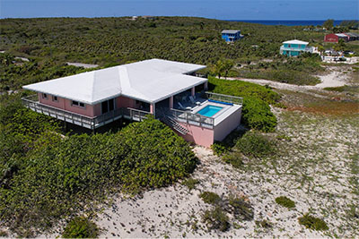 Beachfront Home for sale on San Salvador, The Bahamas