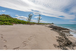 Beachfront Home on San Salvador