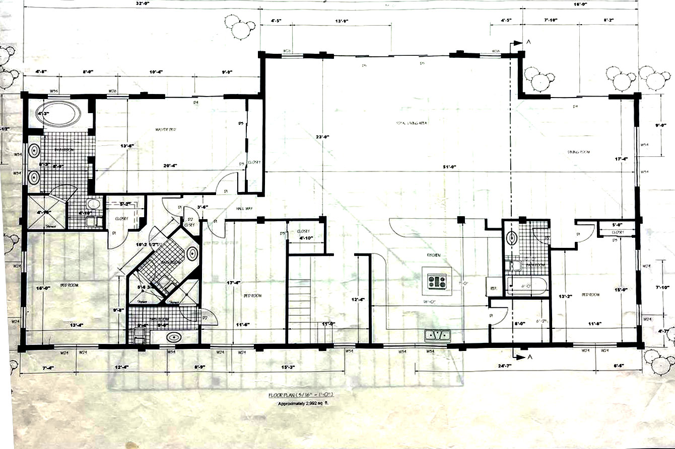 The floorplan