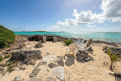 Beachfront Home for sale on San Salvador, The Bahamas