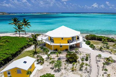 Beachfront Home for sale on San Salvador, The Bahamas