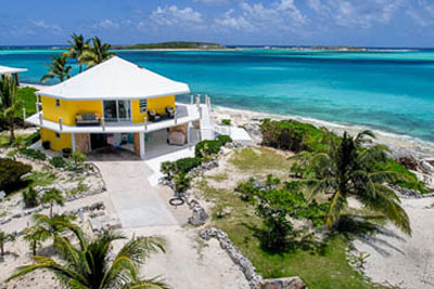 Beachfront Home for sale on San Salvador, The Bahamas