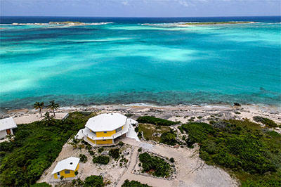 Beachfront Home for sale on San Salvador, The Bahamas