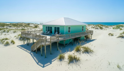 Virtual Concept for a small villa at Beachfront Resort Lot On San Salvador, The Bahamas