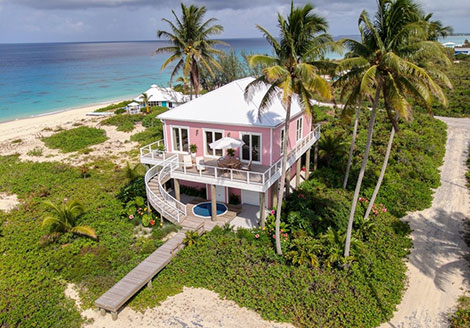 Virtual Concept Pink House on pilings